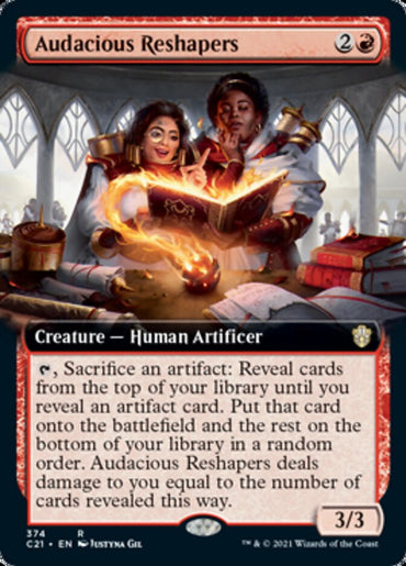 Audacious Reshapers (Extended) [Commander 2021]