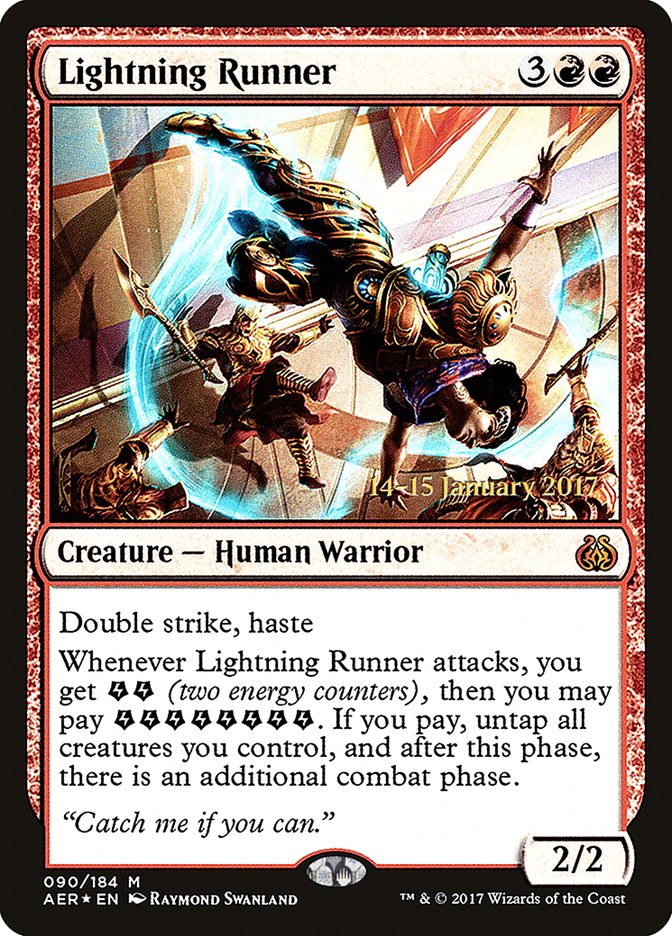 Lightning Runner  [Aether Revolt Prerelease Promos]