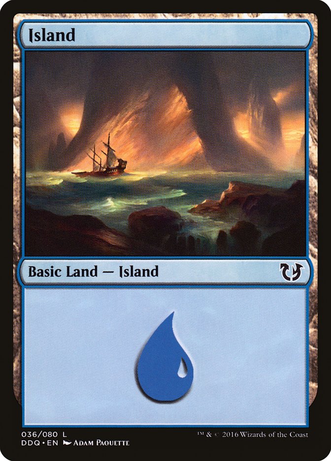 Island (36) [Duel Decks: Blessed vs. Cursed] | Oasis Games Chile