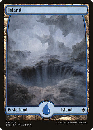 Island (259) - Full Art [Battle for Zendikar]