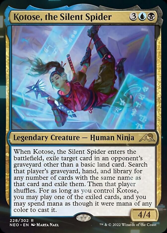 JAPANESE Kotose, the Silent Spider [Kamigawa: Neon Dynasty]