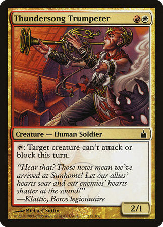 Thundersong Trumpeter [Ravnica: City of Guilds]