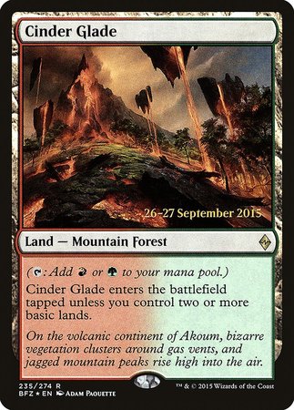 Cinder Glade [Battle for Zendikar Promos]