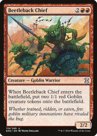 Beetleback Chief [Eternal Masters]