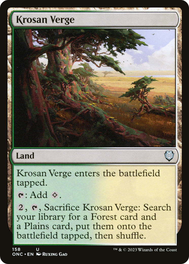 Krosan Verge [Phyrexia: All Will Be One Commander]