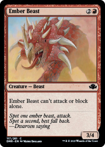 Ember Beast [Dominaria Remastered]