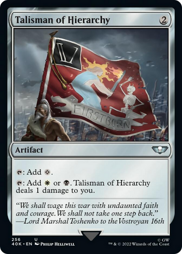 Talisman of Hierarchy (Surge Foil) [Universes Beyond: Warhammer 40,000]