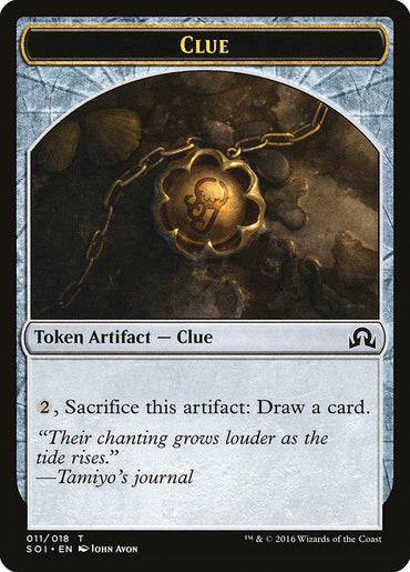 Clue (011/018) [Shadows over Innistrad Tokens]