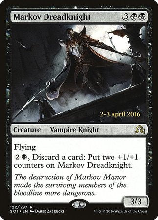 Markov Dreadknight (Pre-Release) [Shadows over Innistrad Promos]