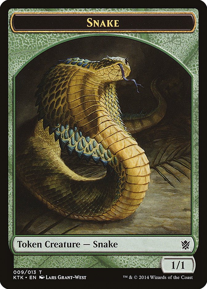 Snake [Khans of Tarkir Tokens] | Oasis Games Chile