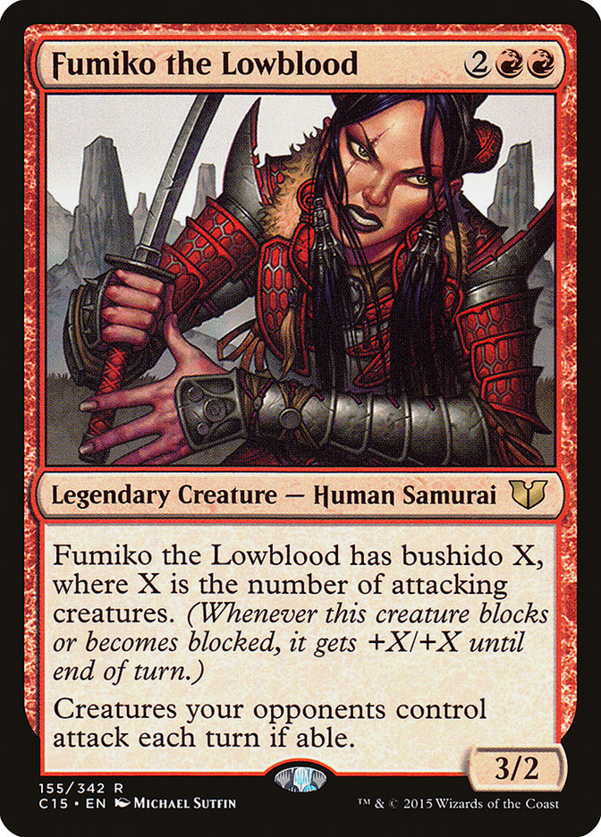 Fumiko the Lowblood [Commander 2015] | Oasis Games Chile