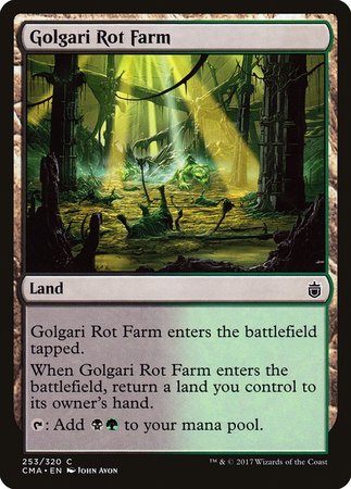 Golgari Rot Farm [Commander Anthology]