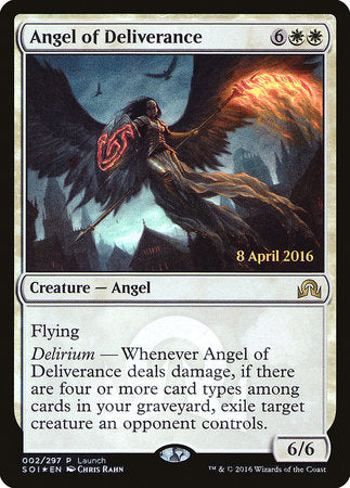 Angel of Deliverance (Release) [Shadows over Innistrad Promos]