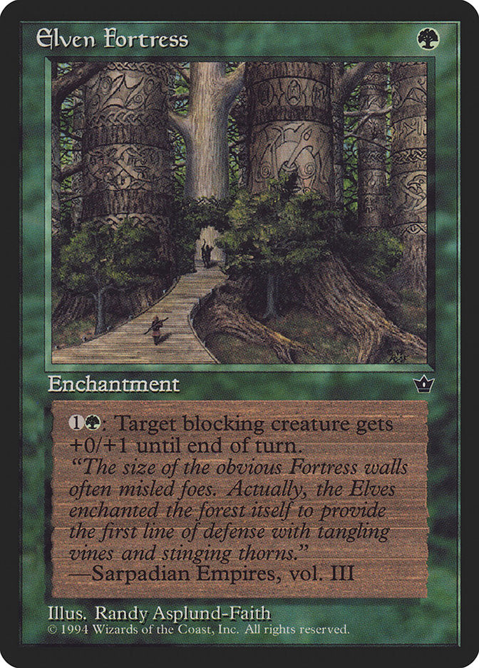 Elven Fortress (Randy Asplund-Faith) [Fallen Empires] | Oasis Games Chile