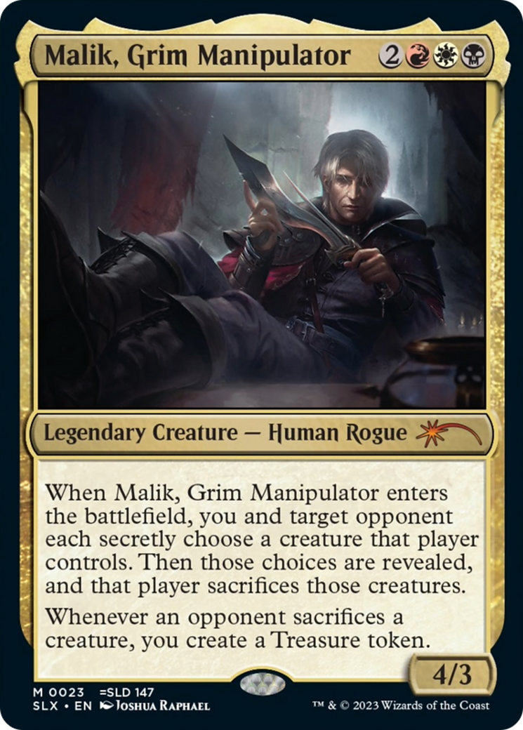 Malik, Grim Manipulator [Secret Lair: Universes Within]