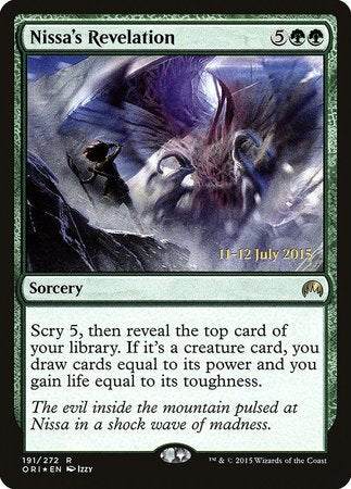 Nissa's Revelation [Magic Origins Promos]