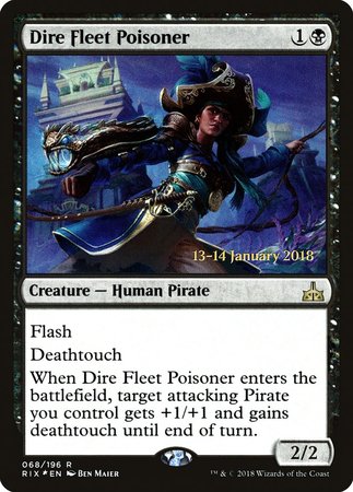 Dire Fleet Poisoner [Rivals of Ixalan Promos]