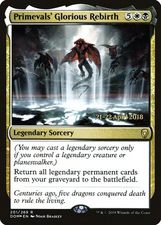 Primevals' Glorious Rebirth [Dominaria Promos]