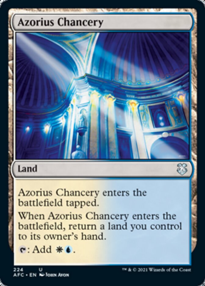 Azorius Chancery [Dungeons & Dragons: Adventures in the Forgotten Realms Commander]