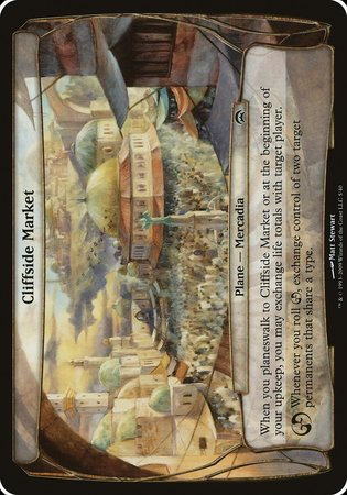 Cliffside Market (Planechase) [Planechase Planes]