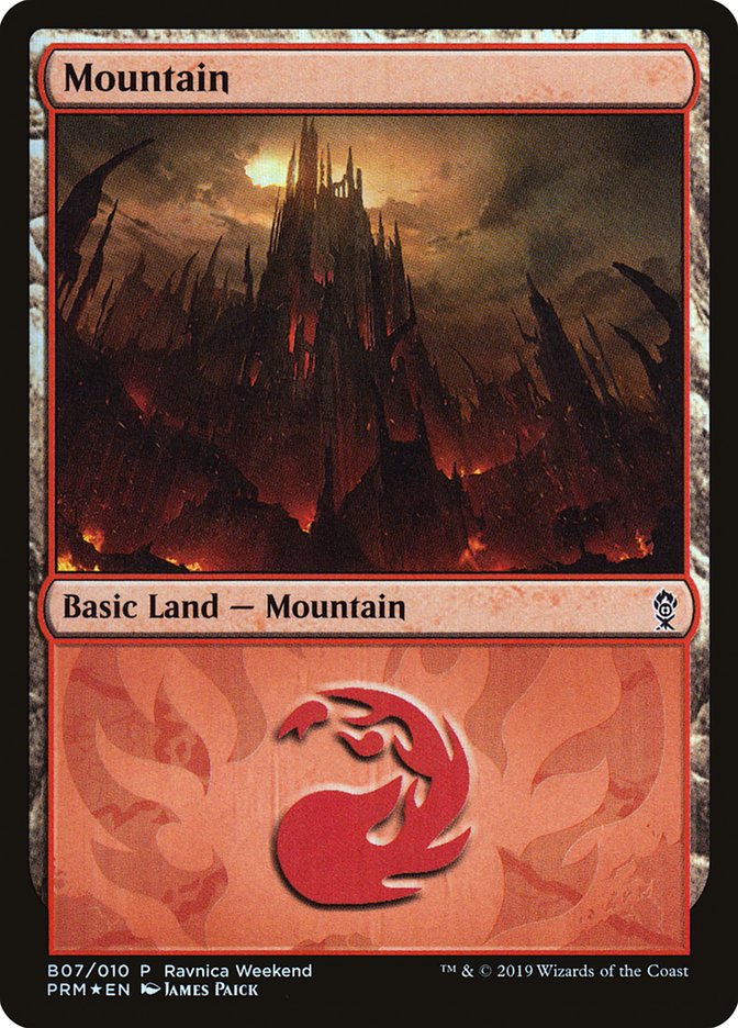 Mountain (B07) [Ravnica Allegiance Guild Kit]