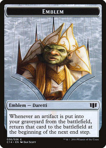 Daretti, Scrap Savant Emblem // Tuktuk the Returned Double-sided Token [Commander 2014 Tokens]