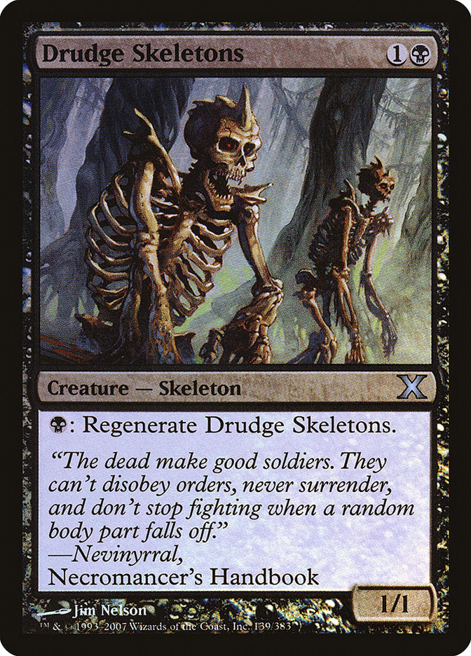 Drudge Skeletons (Premium Foil) [Tenth Edition]
