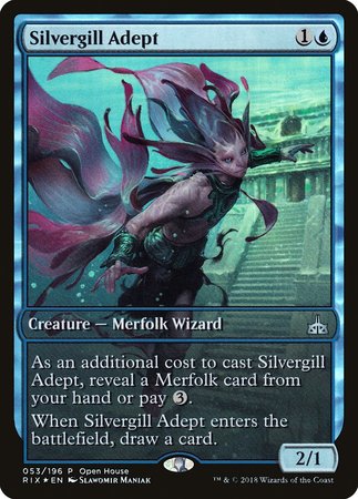 Silvergill Adept (Open House) [Rivals of Ixalan Promos]