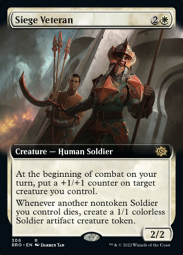 Siege Veteran (Extended Art) [The Brothers' War]