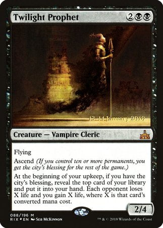 Twilight Prophet [Rivals of Ixalan Promos]