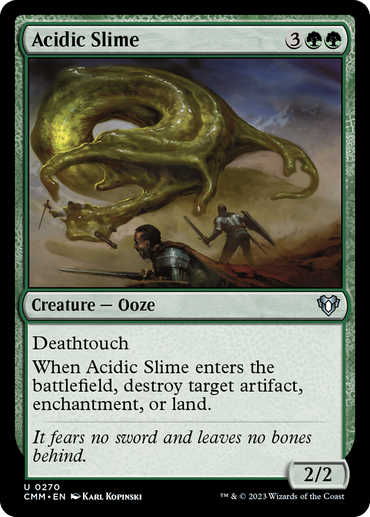 Acidic Slime [Commander Masters]
