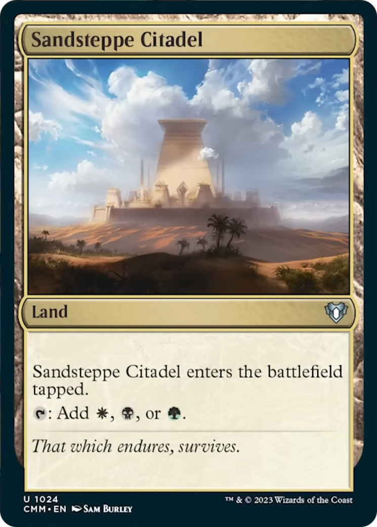 Sandsteppe Citadel [Commander Masters]