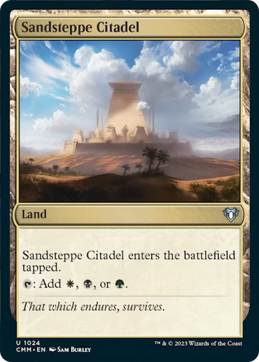 Sandsteppe Citadel [Commander Masters]