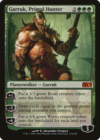 Garruk, Primal Hunter [Magic 2013]