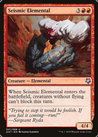 Seismic Elemental [Game Night]