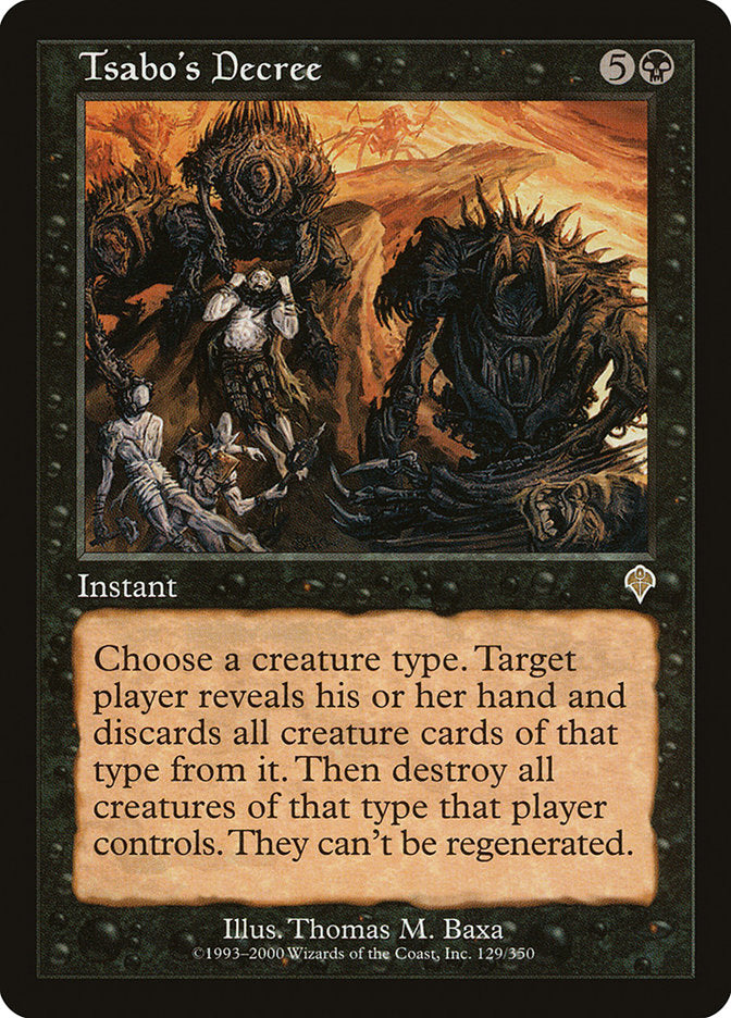 Tsabo's Decree [Invasion] | Oasis Games Chile