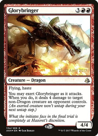Glorybringer (Prerelease) [Amonkhet Promos]