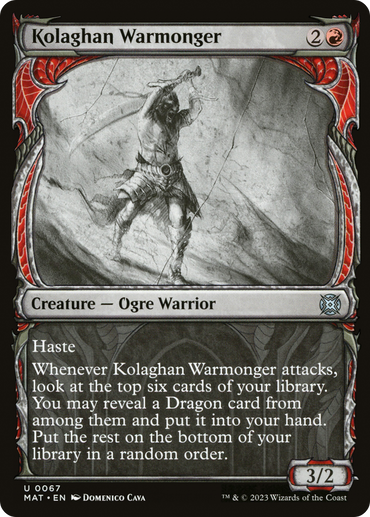 Kolaghan Warmonger (Showcase) [March of the Machine: The Aftermath]