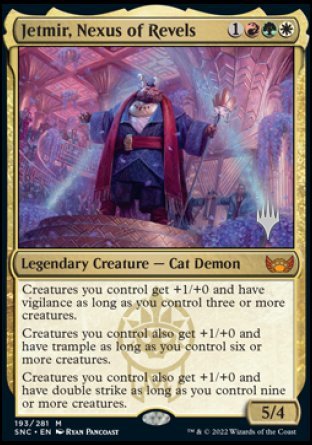 Jetmir, Nexus of Revels (Promo Pack) [Streets of New Capenna Promos]