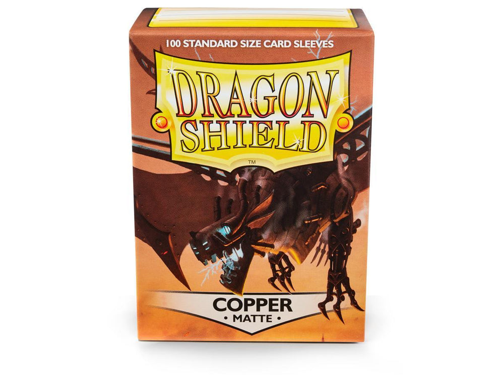 Dragon Shield Matte Sleeve - Copper 100ct