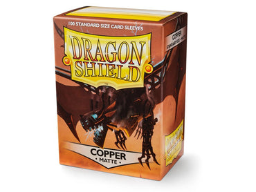 Dragon Shield Matte Sleeve - Copper 100ct