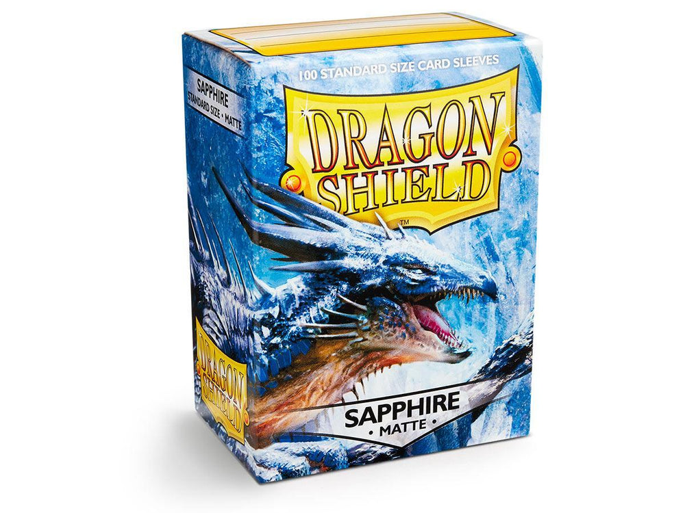 Dragon Shield Matte Sleeve - Sapphire 100ct