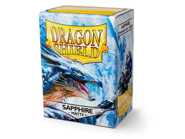 Dragon Shield Matte Sleeve - Sapphire 100ct