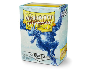 Dragon Shield Matte Sleeve - Clear Blue ‘Celeste’ 100ct