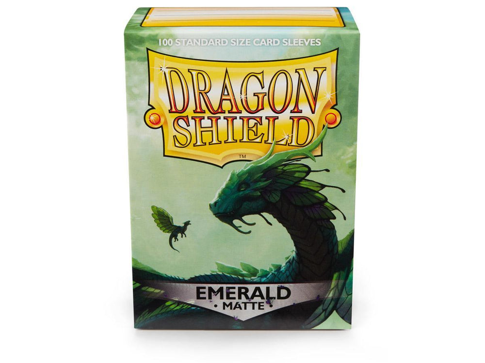 Dragon Shield Matte Sleeve - Emerald 100ct