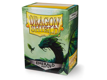 Dragon Shield Matte Sleeve - Emerald 100ct