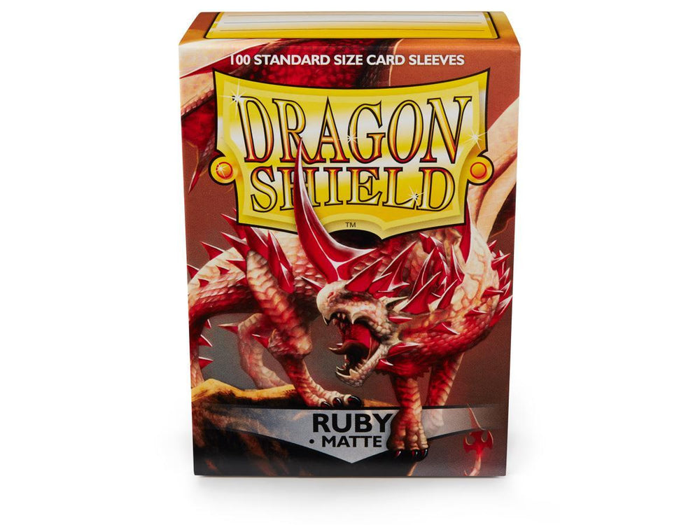 Dragon Shield Matte Sleeve - Ruby 100ct