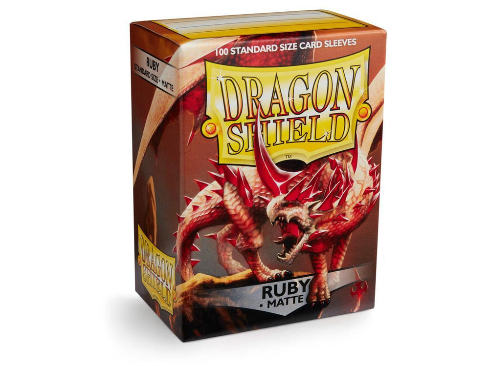 Dragon Shield Matte Sleeve - Ruby 100ct