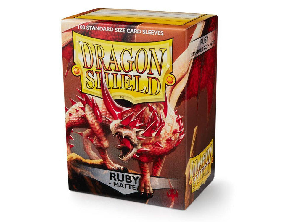 Dragon Shield Matte Sleeve - Ruby 100ct