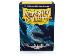 Dragon Shield Matte Sleeve - Night Blue 100ct